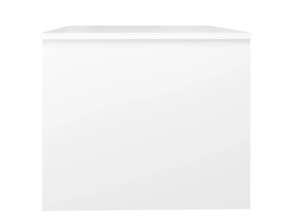 Table basse Blanc 80x50x42,5 Bois d'ingénierie