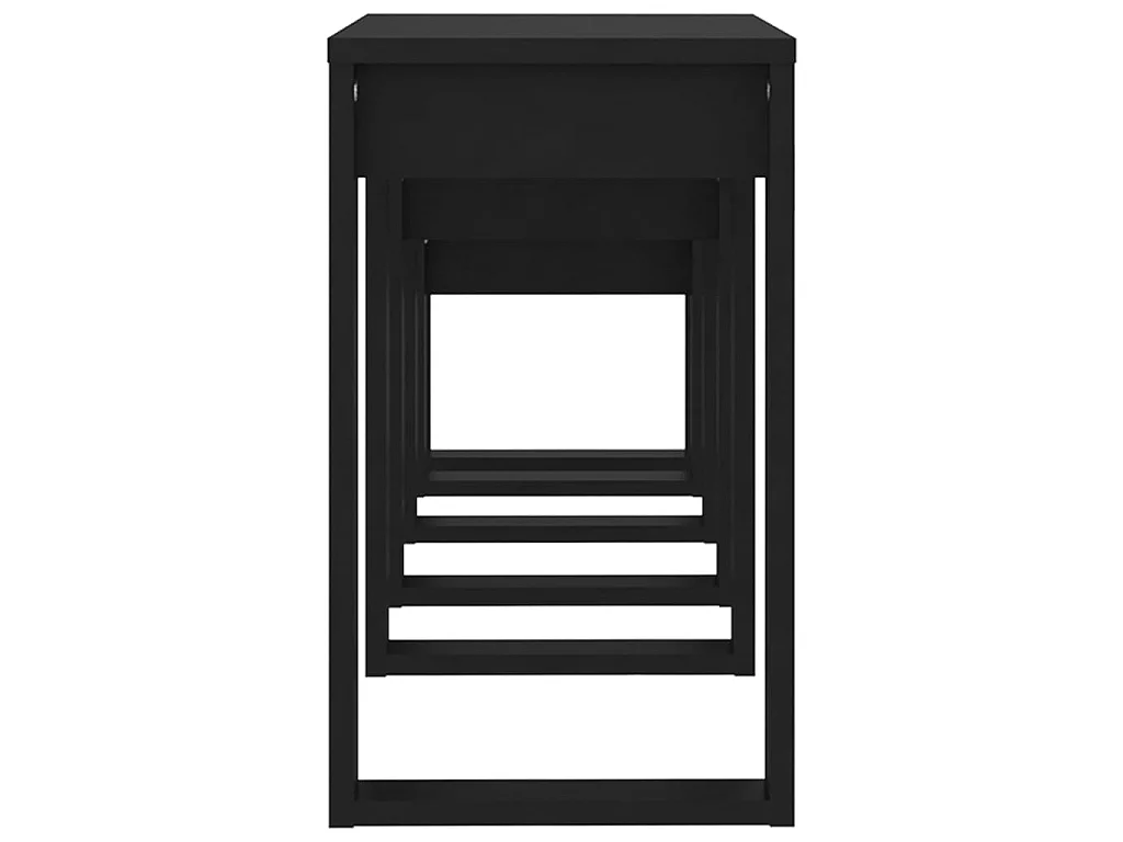 Tables gigognes 3 pcs Noir 3