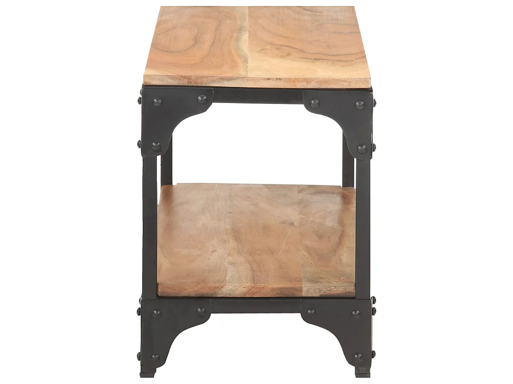 Table basse 90x30x40 Bois solide d'acacia