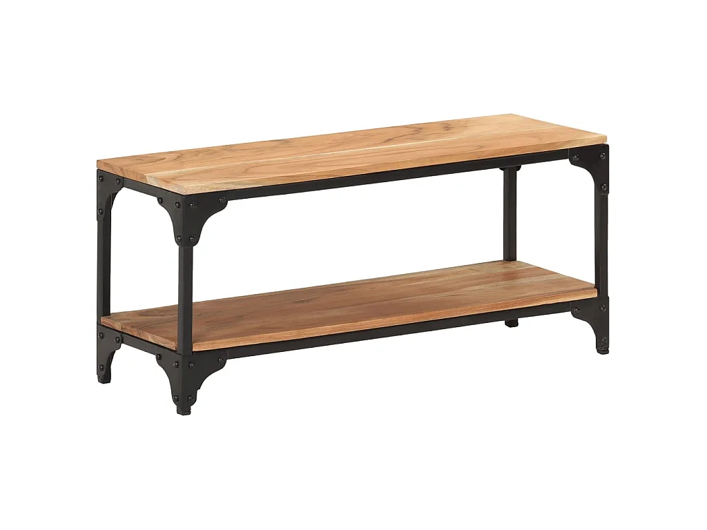 Table basse 90x30x40 Bois solide d'acacia