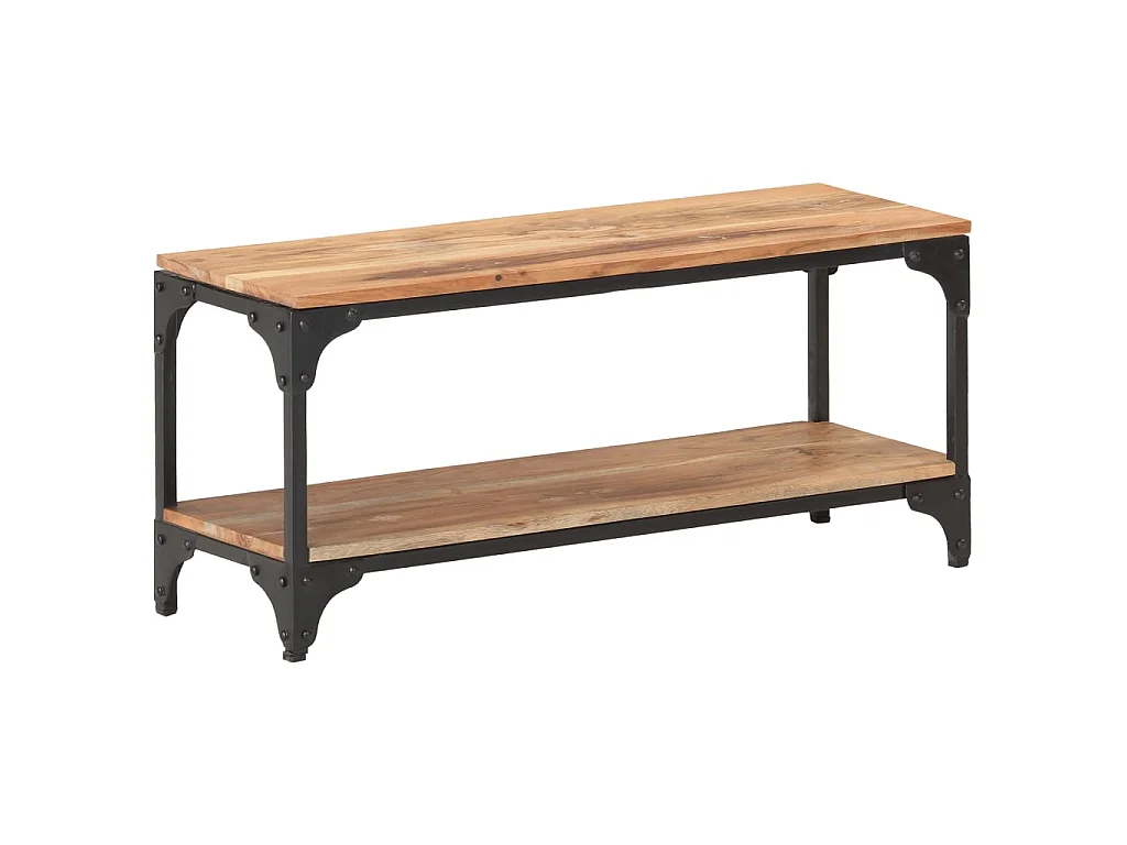 Table basse 90x30x40 Bois solide d'acacia