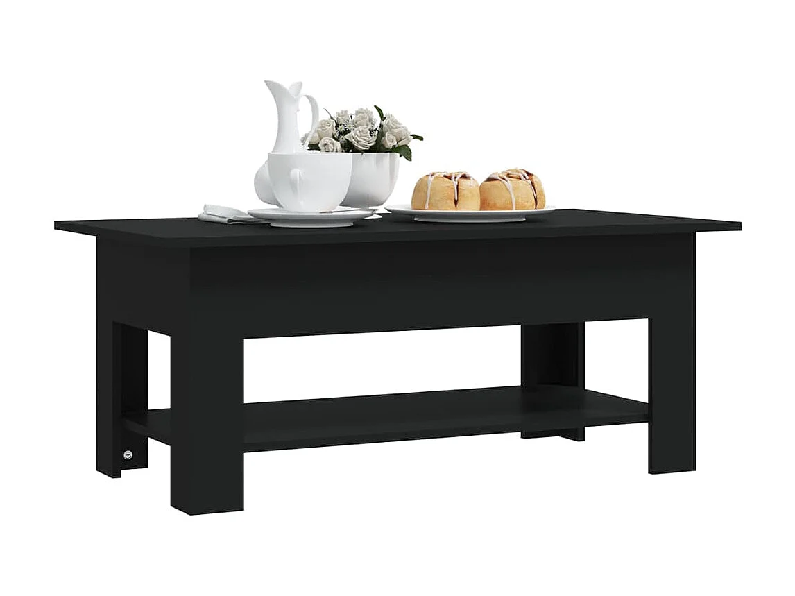 Table basse Noir 102x55x42