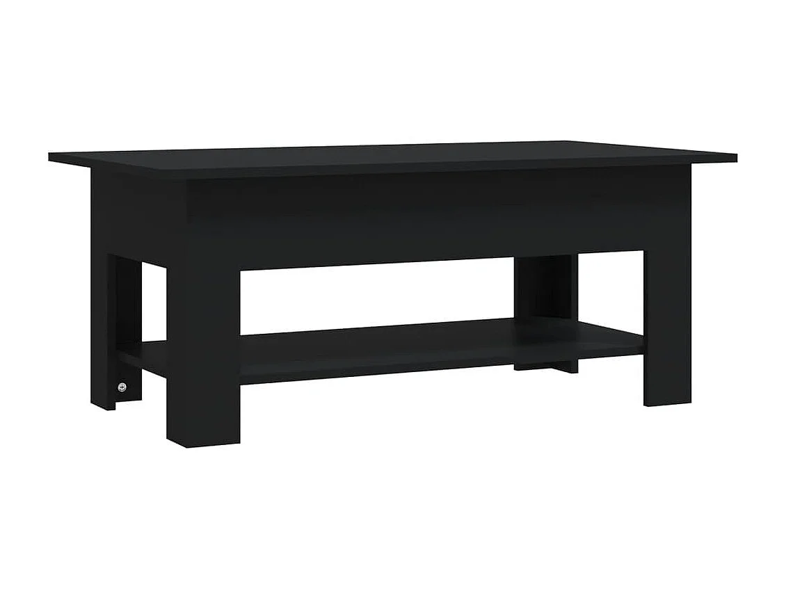 Table basse Noir 102x55x42