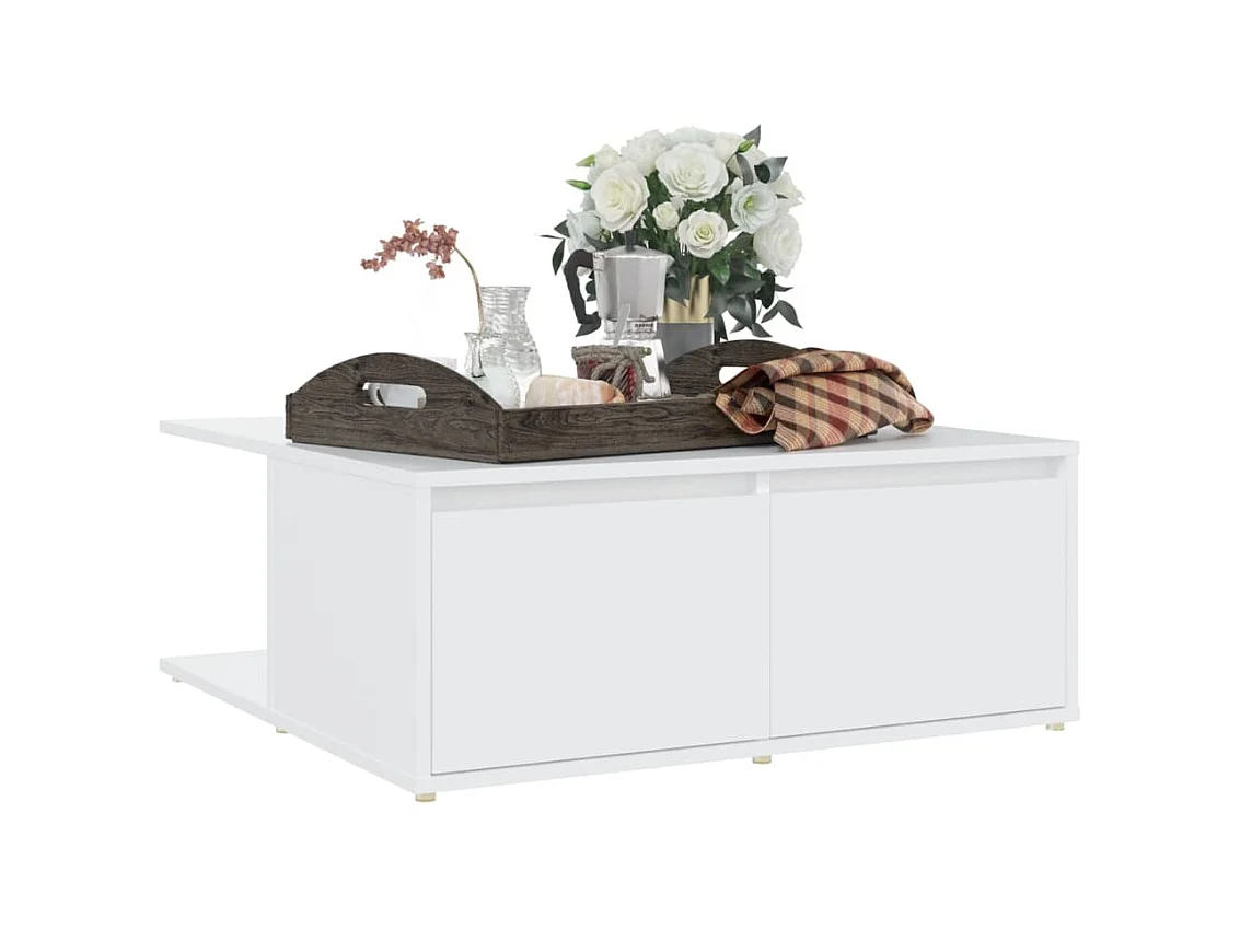 Table basse Blanc 80x80x31