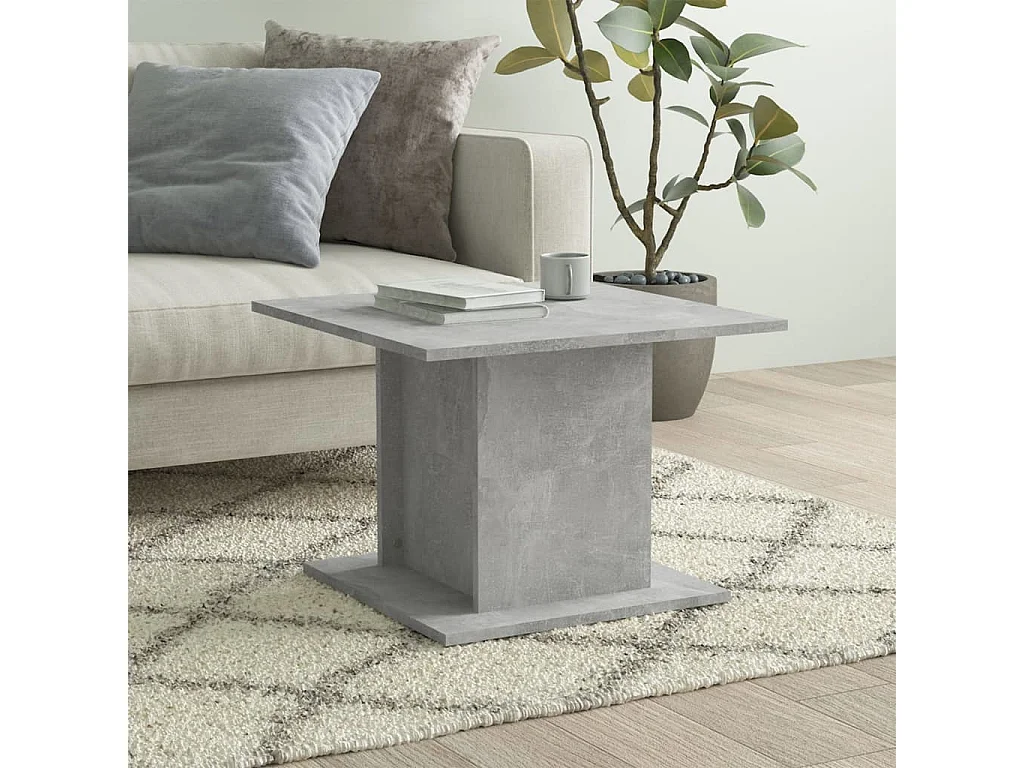 Table basse Gris béton 55,5x55,5x40