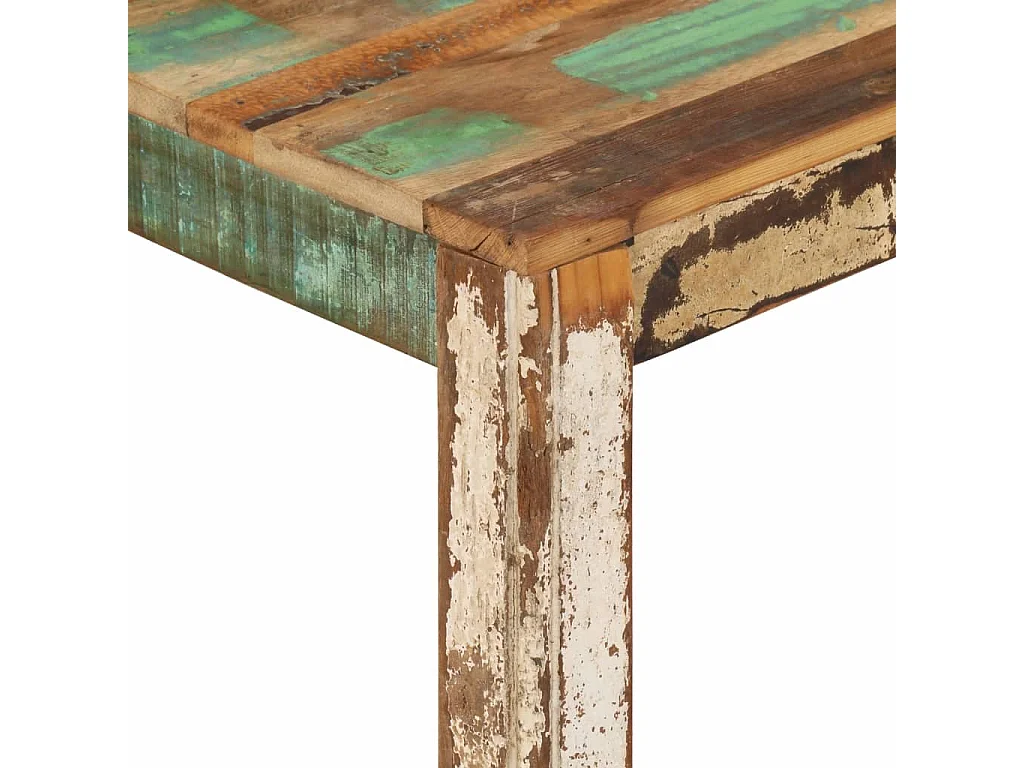 Table basse 80x80x40 Bois de récupération massif