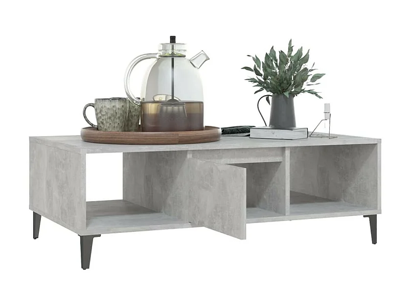 Table basse Gris béton 103,5x60x35