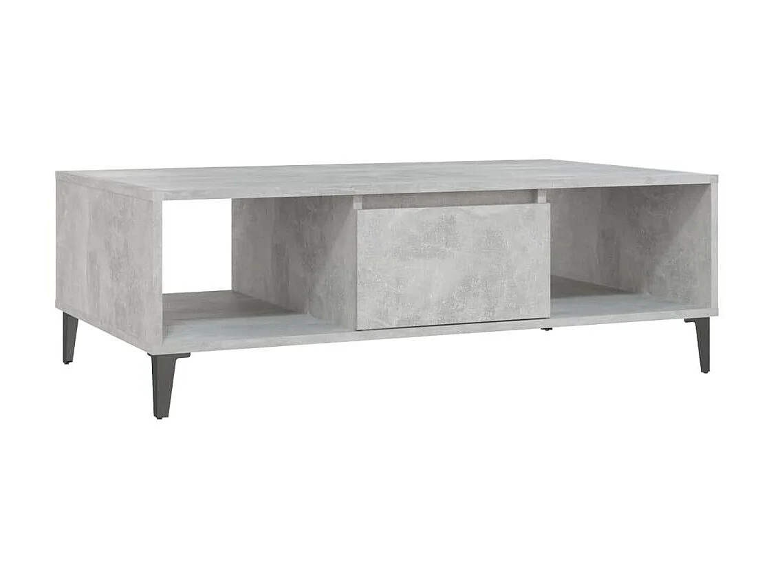 Table basse Gris béton 103,5x60x35
