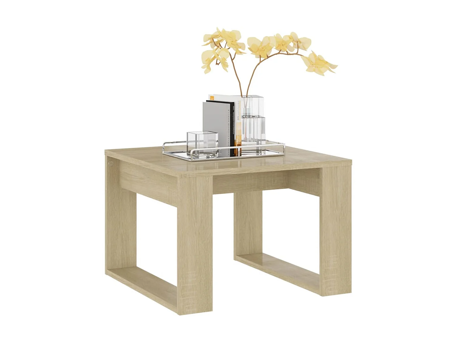 Table appoint Chêne sonoma 50x50x35