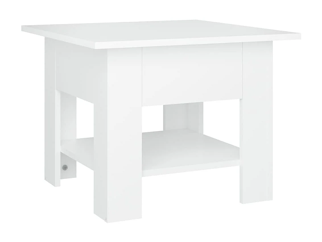 Table basse Blanc 55x55x42 2