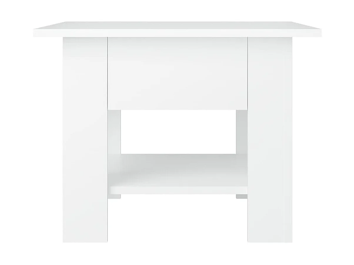 Table basse Blanc 55x55x42 2