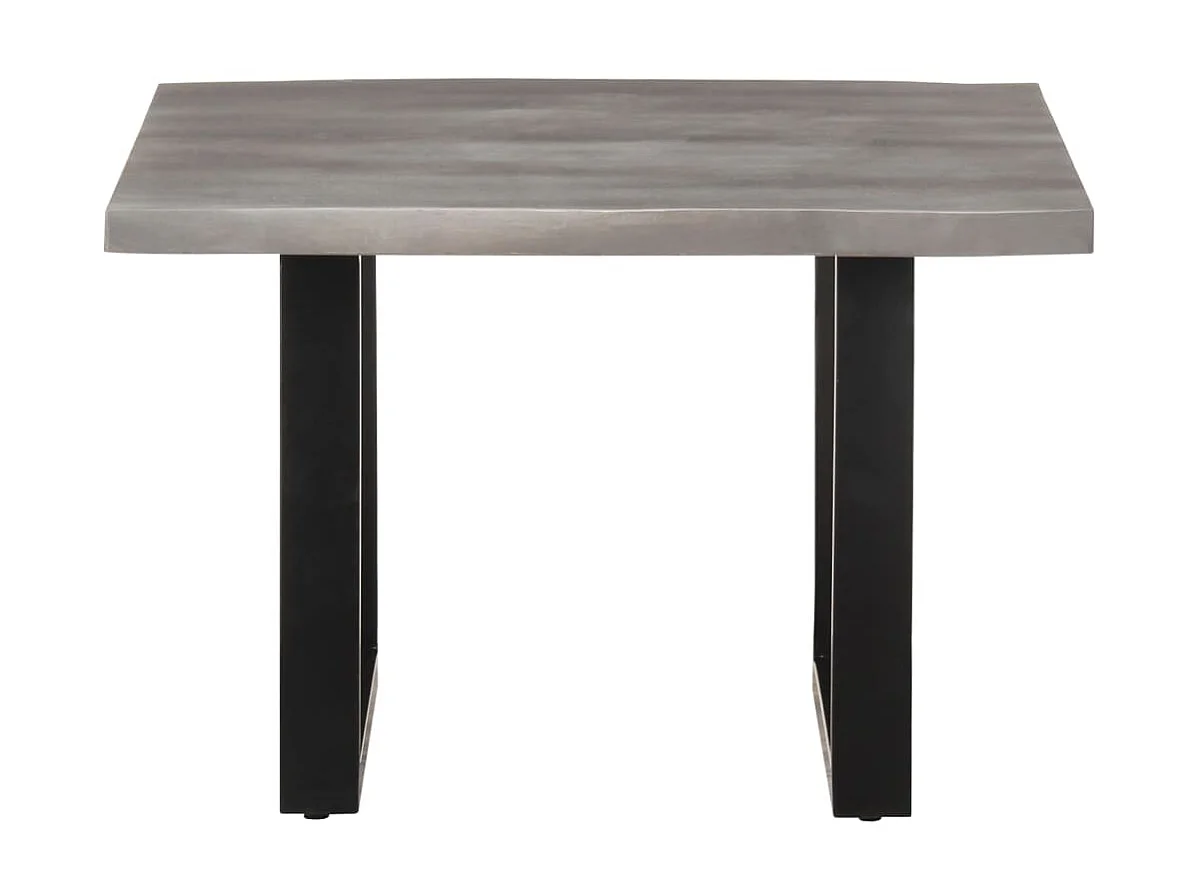 Salontafel met natuurlijke randen 60x60x40 cm acaciahout