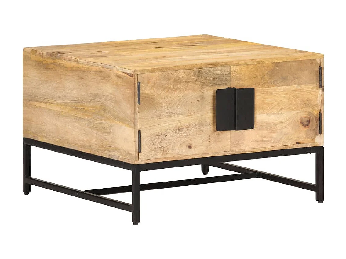 Table basse 67x67x45 Bois de manguier massif