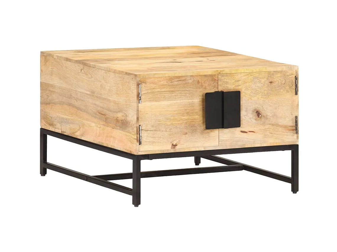 Table basse 67x67x45 Bois de manguier massif