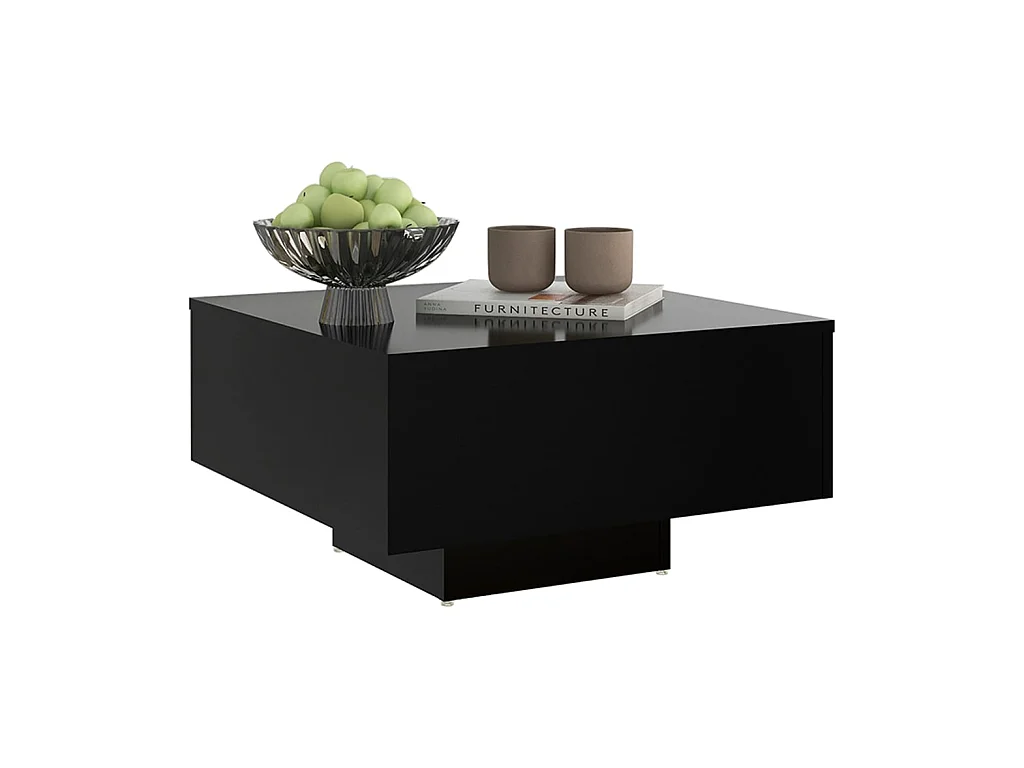 Table basse Noir 60x60x31,5