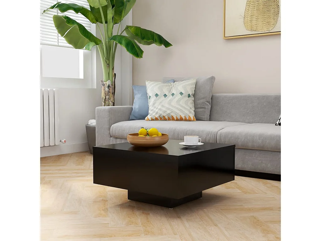 Table basse Noir 60x60x31,5