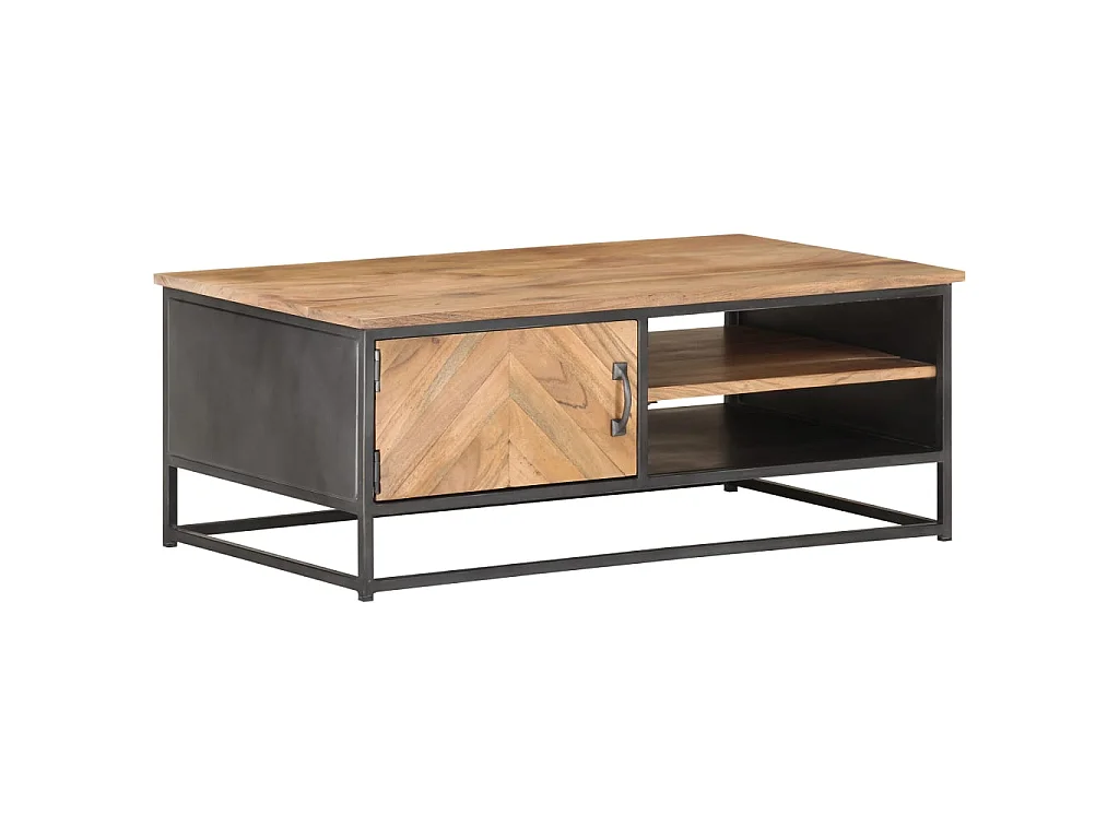 Table basse 90x50x35 Bois d'acacia massif