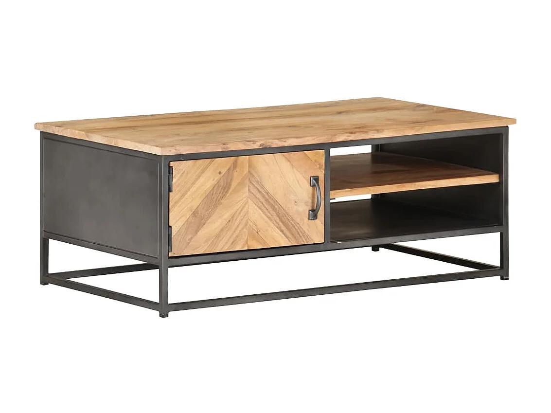 Table basse 90x50x35 Bois d'acacia massif