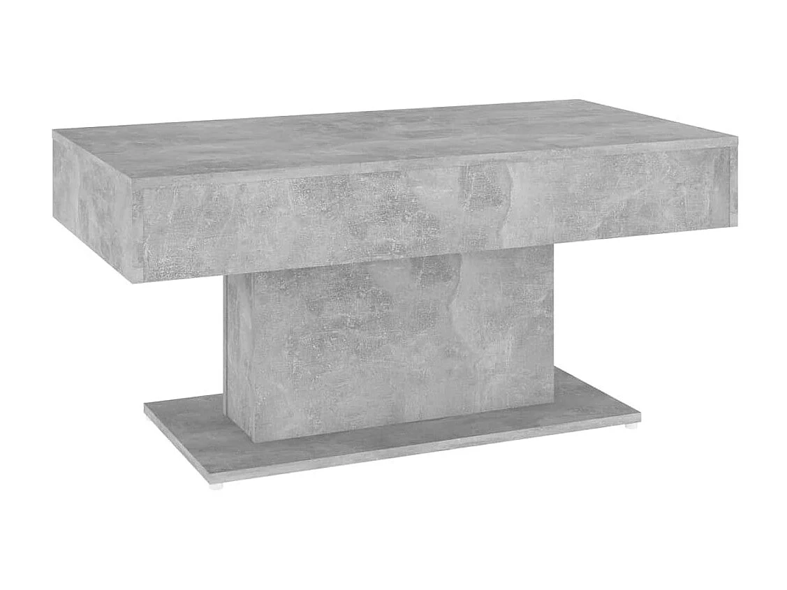 Table basse Gris béton 96x50x45