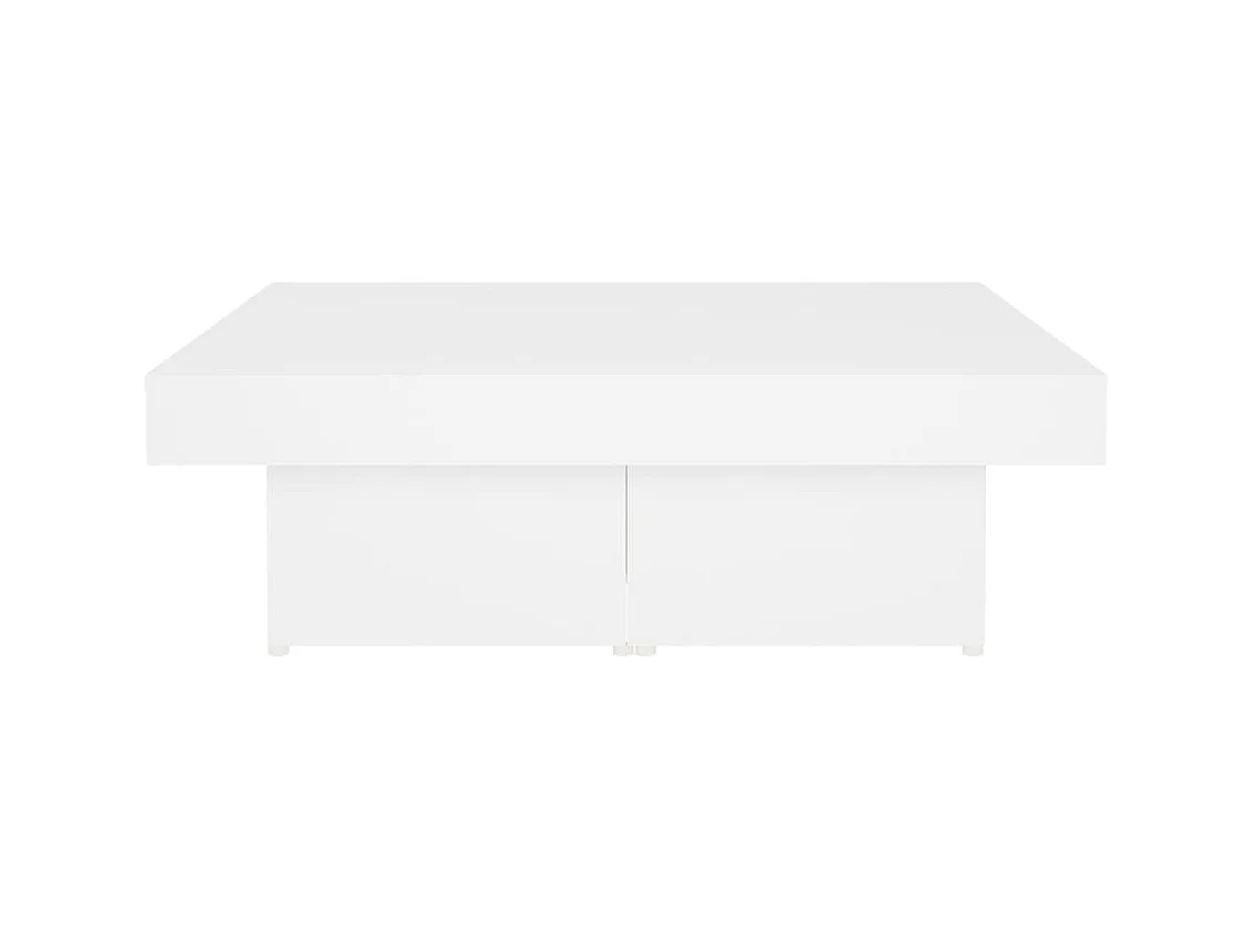 Salontafel 90x90x28 cm spaanplaat wit