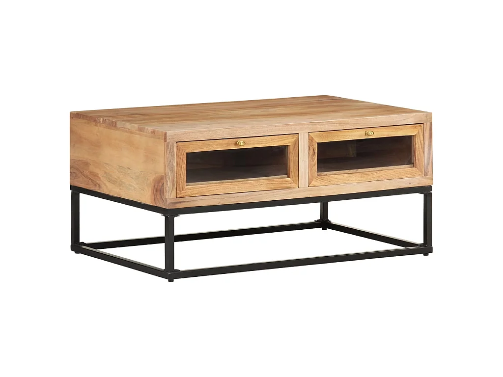 Table basse 90x60x40 Bois d'acacia massif