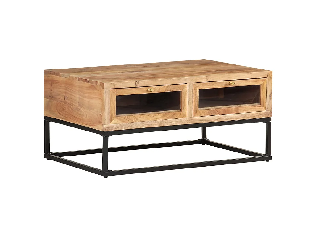 Table basse 90x60x40 Bois d'acacia massif