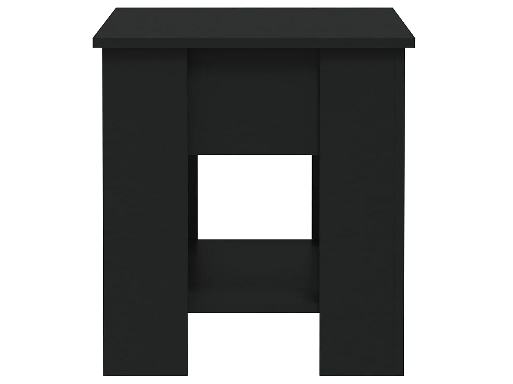 Table basse Noir 101x49x52 Bois d'ingénierie 2