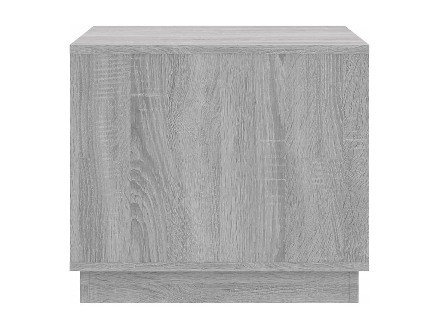 Table basse sonoma gris 51x50x44 bois d'ingénierie