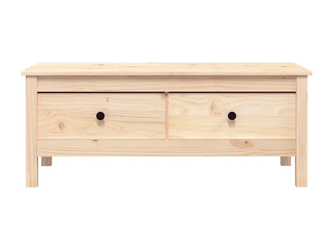 Table basse 100x50x40 Bois massif de pin