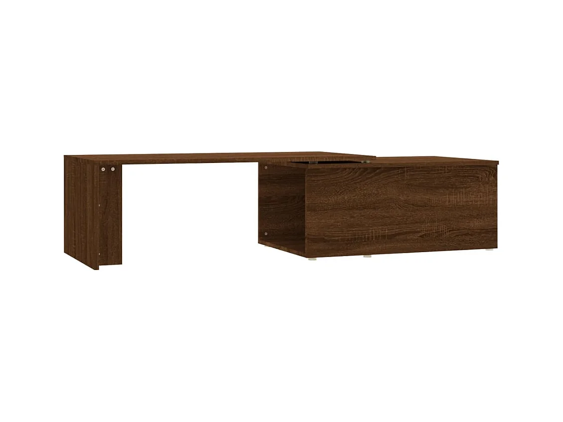 Table basse Chêne marron 150x50x35 Bois d'ingénierie