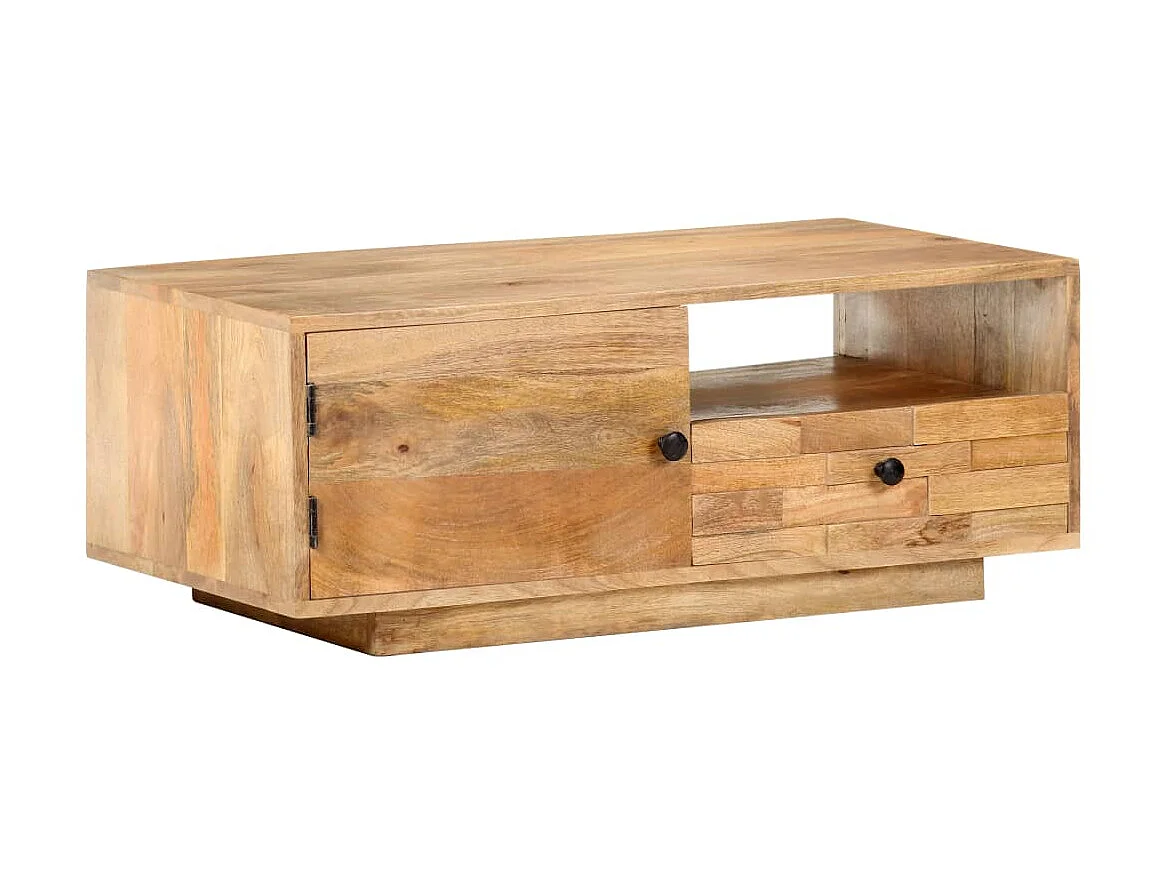 Table basse 90x50x35 Bois solide de manguier 2