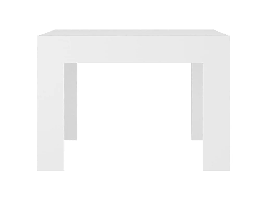 Table basse Blanc 50x50x35