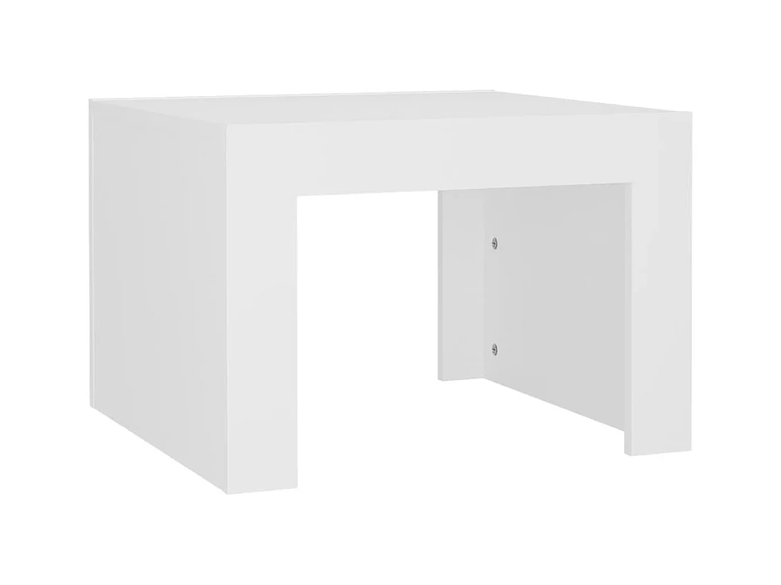 Table basse Blanc 50x50x35