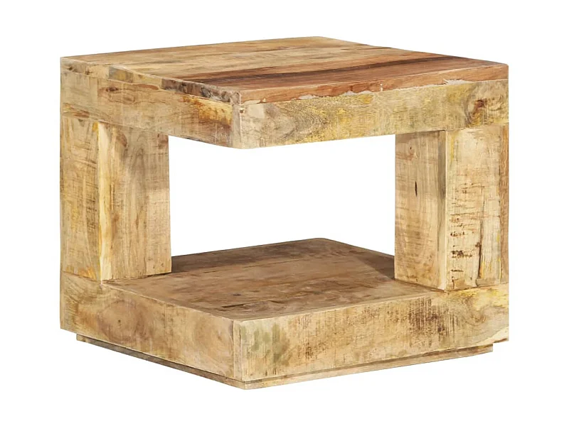Table basse 45x45x40 Bois de manguier massif