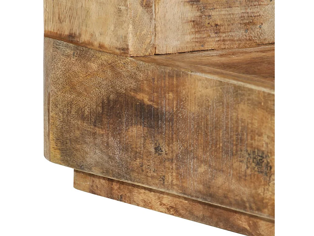 Table basse 45x45x40 Bois de manguier massif