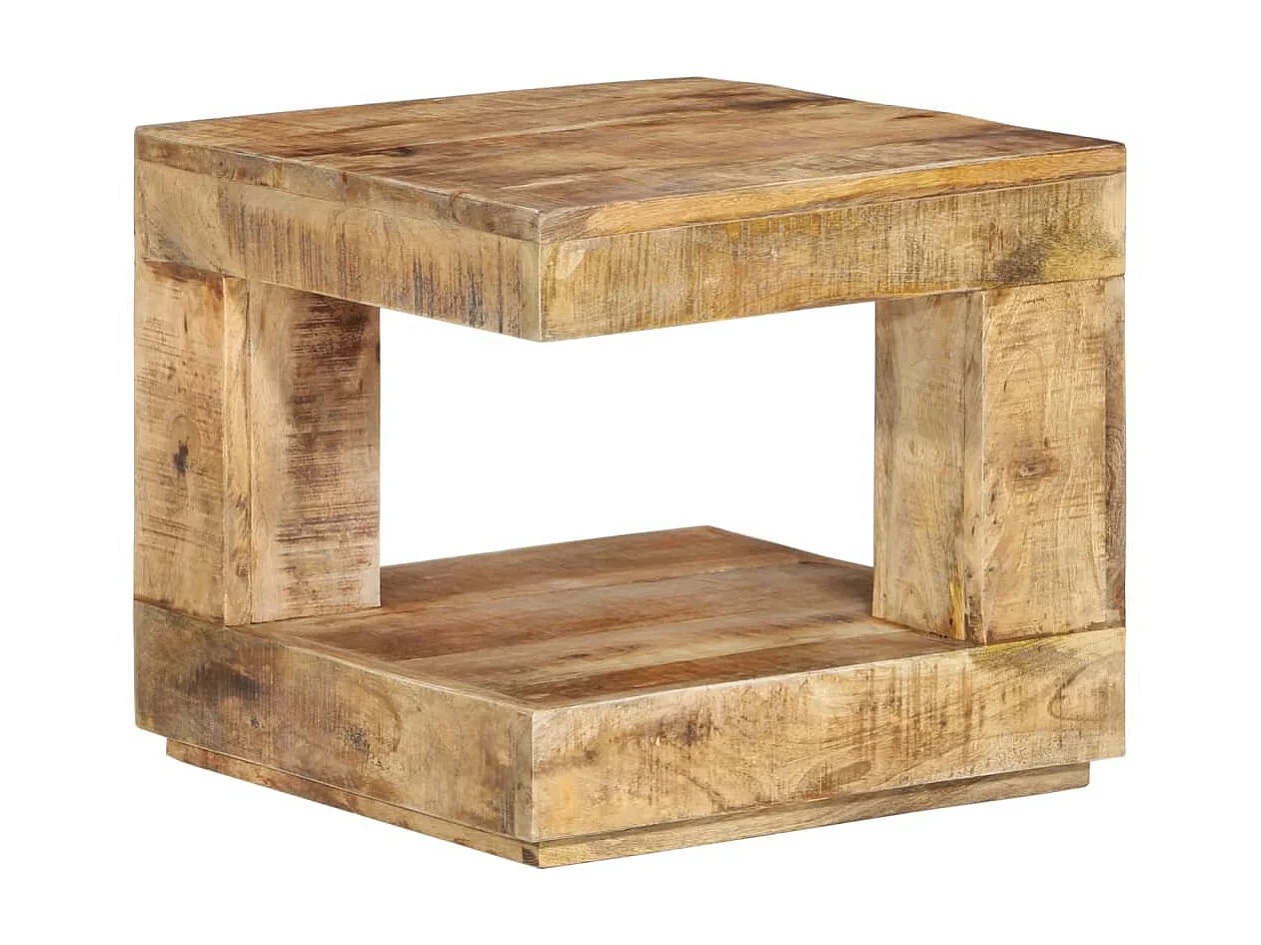 Table basse 45x45x40 Bois de manguier massif