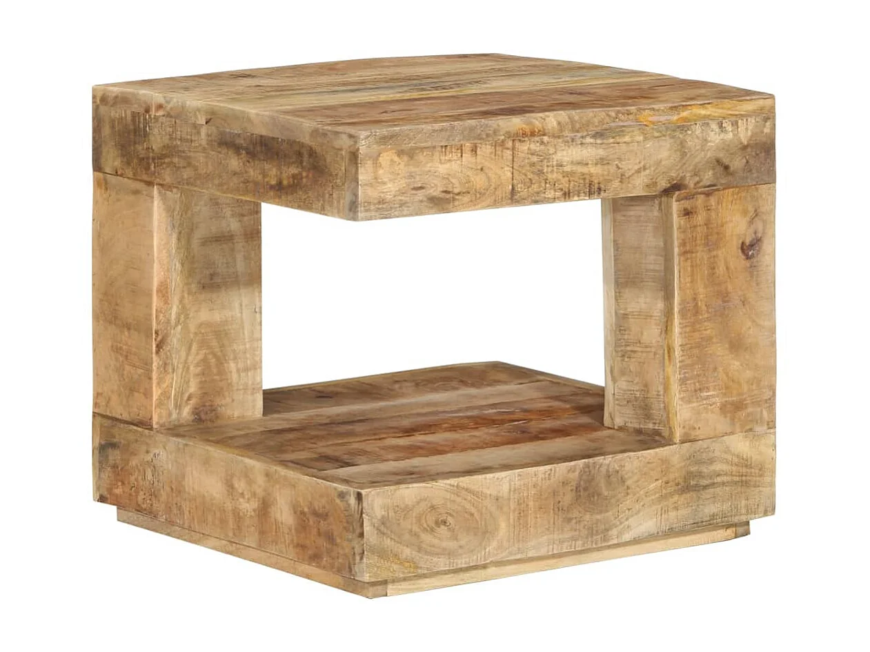 Table basse 45x45x40 Bois de manguier massif