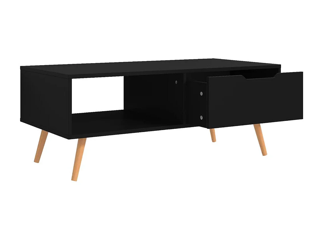 Table basse Noir 100x49,5x43