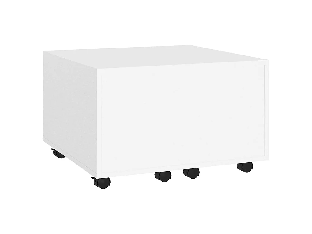 Table basse Blanc 60x60x38