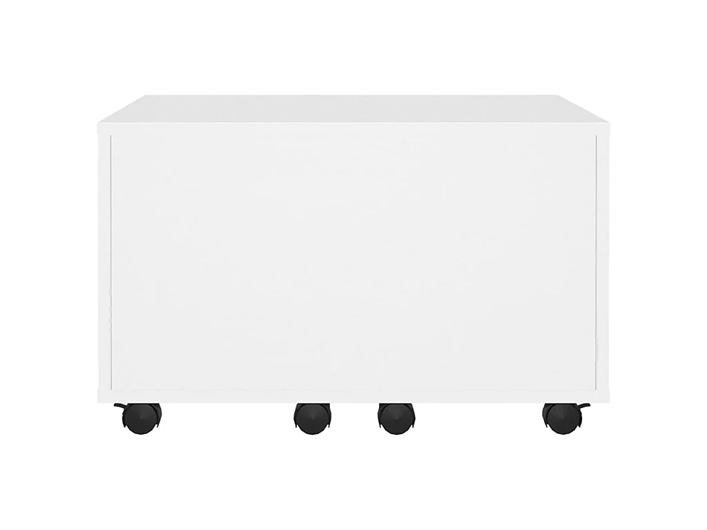 Table basse Blanc 60x60x38