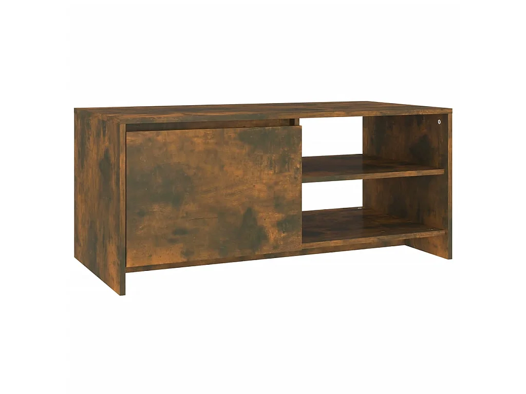 Table basse Chêne fumé 102x50x45 Bois d'ingénierie