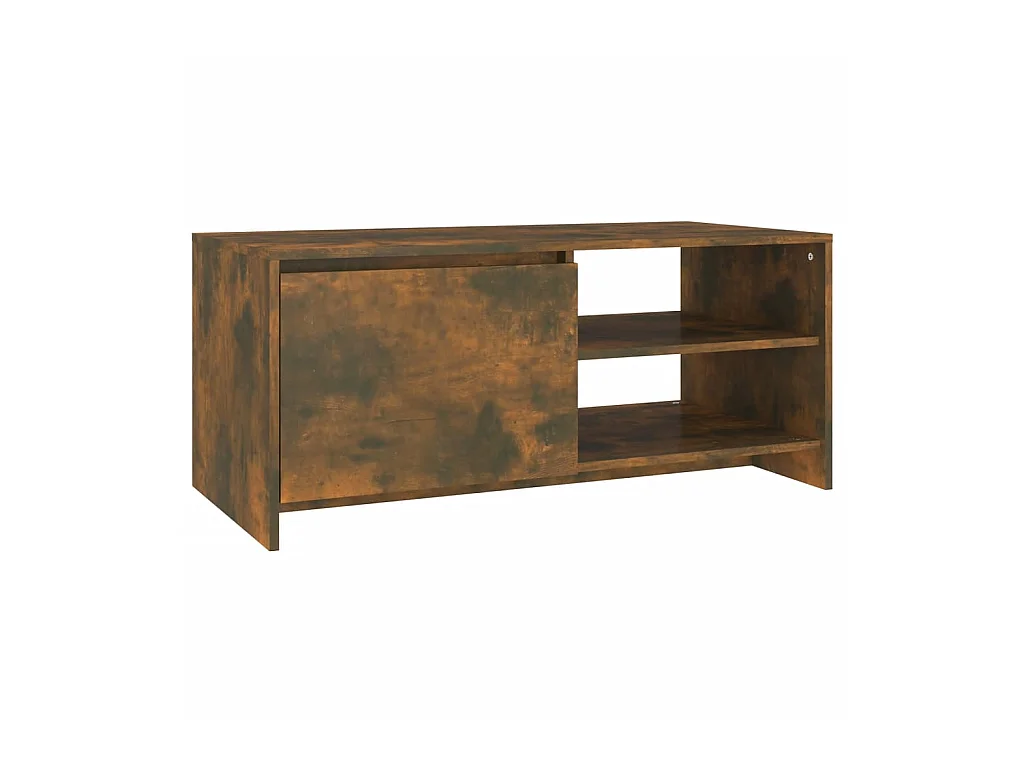 Table basse Chêne fumé 102x50x45 Bois d'ingénierie