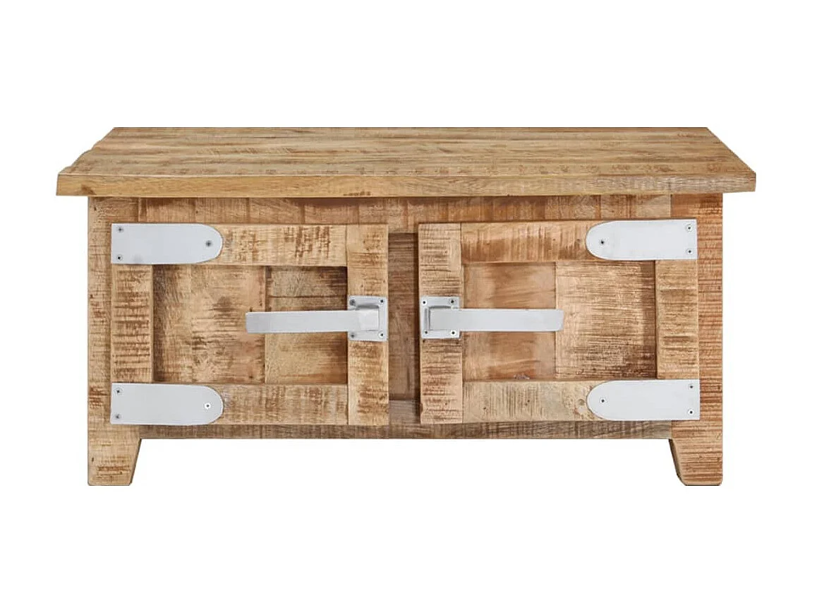 Table basse 67x67x30 Bois de manguier massif