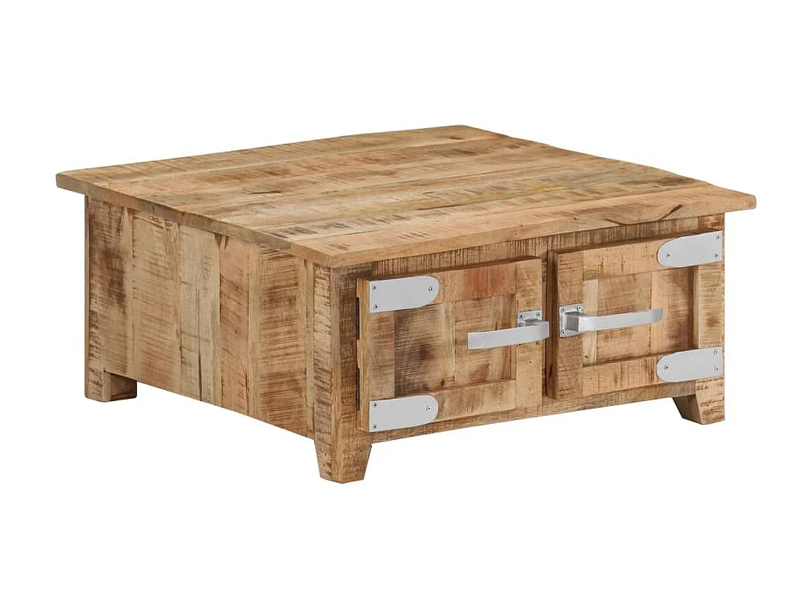 Table basse 67x67x30 Bois de manguier massif