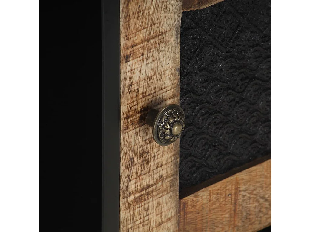 Table basse 90x50x35 Bois de manguier brut