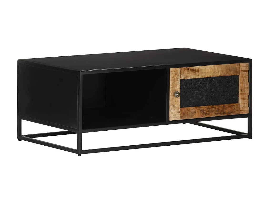 Table basse 90x50x35 Bois de manguier brut