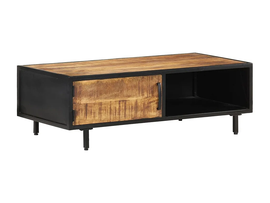 Table basse 105x50x35 Bois de manguier brut