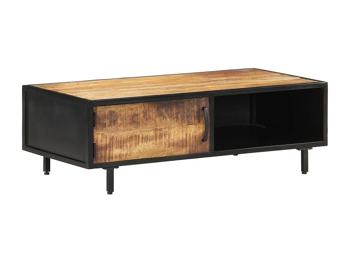 Table basse 105x50x35 Bois de manguier brut