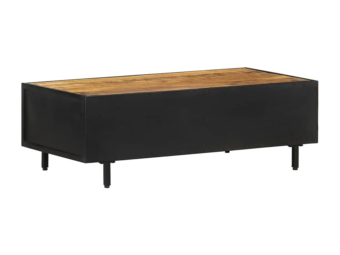 Table basse 105x50x35 Bois de manguier brut