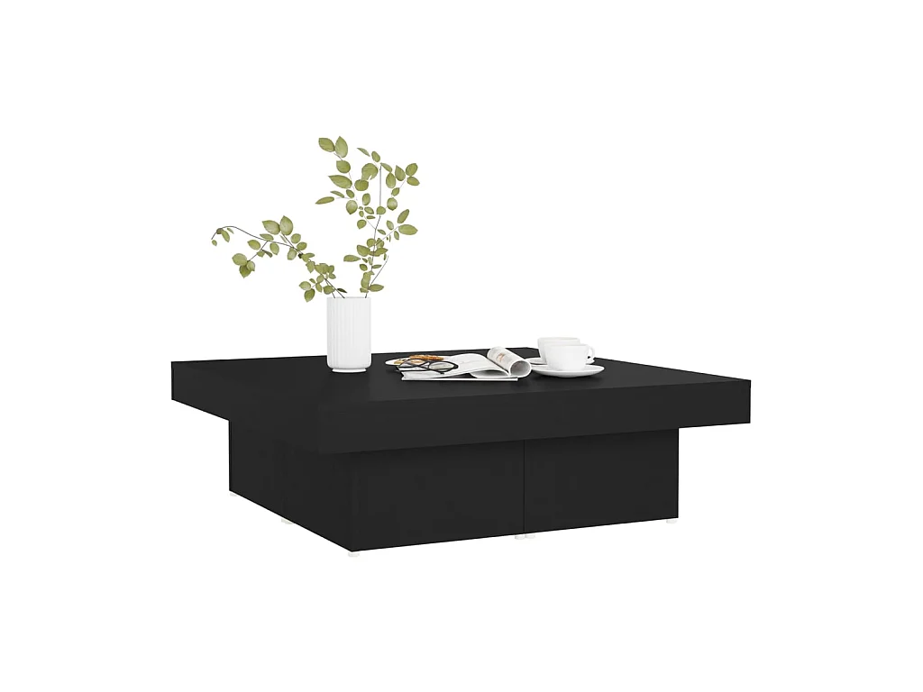 Table basse Noir 90x90x28